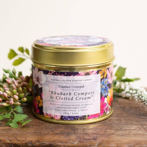 New rhubarb compote - &, clotted