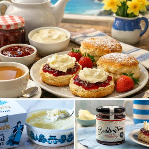 Cornish clotted cream - cream, tea