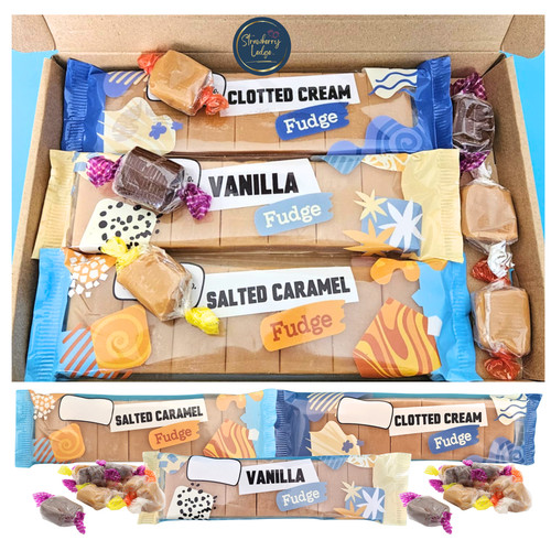 Letterbox fudge gift box - letterbox,