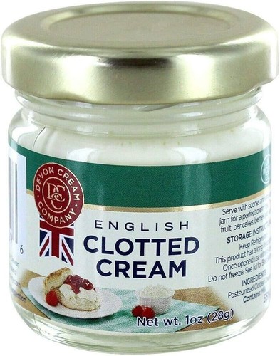 Clotted cream jar mini devon - clotted,