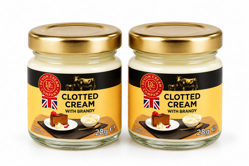 Brandy clotted cream 28g mini - clotted,