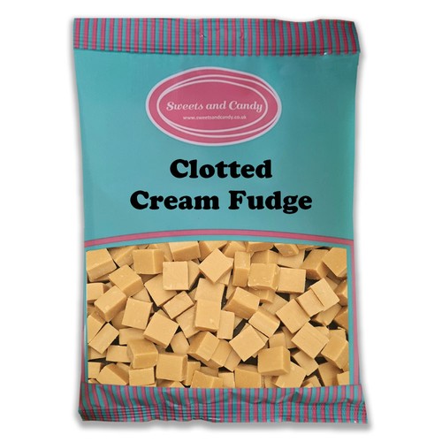 Clotted cream fudge - clotted,