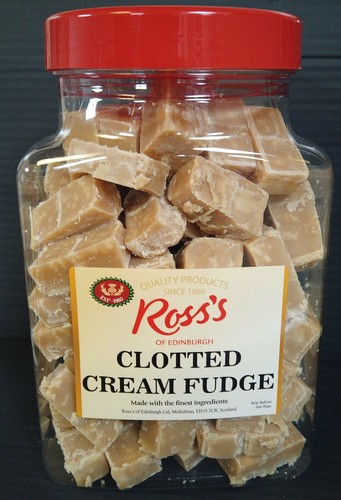 Clotted cream fudge jar - clotted,