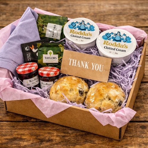 Cream tea hamper - hamper, for