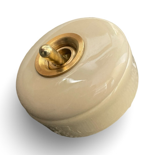 Clotted cream porcelain - clotted,