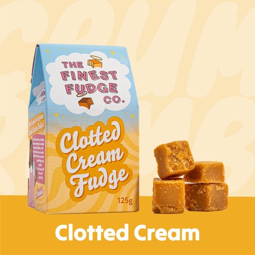 Clotted cream crumbly fudge - cream,